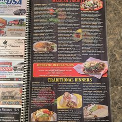El Dorado Mexican Grill - Menu