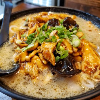 Kungfu Noodle - C4. Chicken Mushroom Noodle ($9.95) w/ knife-cut noodles - Noodles Near Me - Henderson, Nevada Kungfu Noodle - C4. Chicken Mushroom Noodle ($9.95) w/ knife-cut noodles - Noodles Near Me - Henderson, Nevada