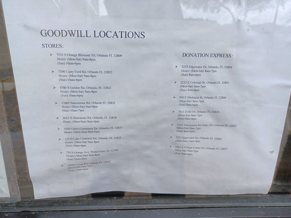 GOODWILL DONATION XPRESS Updated September 2024 13 Photos & 12