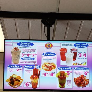 Raspados Don Manuel - Menu 1 - Ice Cream & Frozen Yogurt Near Me - Lynwood, California
