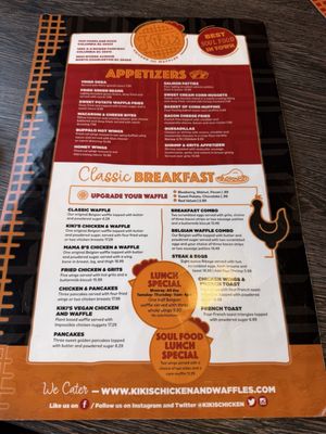Menu photo 2 Kiki's Chicken and Waffles Columbia, SC Menu photo 2 Kiki's Chicken and Waffles Columbia, SC