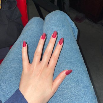 Nail Tech - I asked for skinny oval shaped nails. - Nail Salons Near Me - Southgate, Michigan