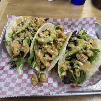 Aha Donuts & Bistro - Mahi, Shrimp & Chicken Tacos - Donuts Near Me - Flowood, Mississippi