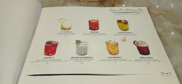 Menu photo 3 Siempre J.B. Las Vegas, NV
