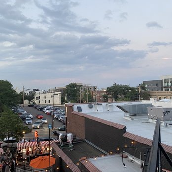 Linger - View toward Denver from the bar - Asian Fusion Near Me - Denver, Colorado Linger - View toward Denver from the bar - Asian Fusion Near Me - Denver, Colorado