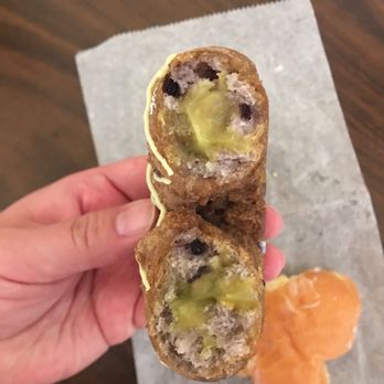 Rise + Roast - Blueberry Lemon Donut! Wow! Blueberry base donut filled with a lemon curd! Yummy! - Donuts Near Me - Albuquerque, New Mexico