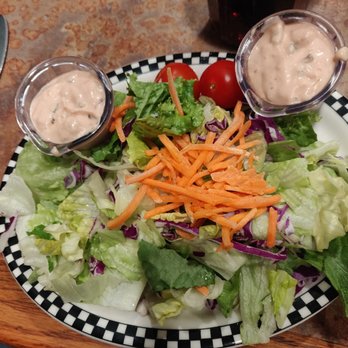 Black Bear Diner Fullerton - Salad with Thousand Island Dressing - American Near Me - Fullerton, California