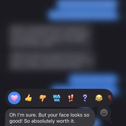 Skin by The Nest - A casual text from a friend talking about our acne journeys!
