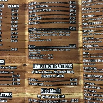 Baja Taco Plus - Menu - Mexican Near Me - Victorville, California