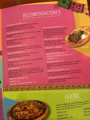 Menu photo 3 Hacienda San Miguel Mosspoint, MS Menu photo 3 Hacienda San Miguel Mosspoint, MS