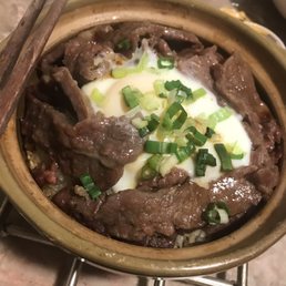 G10. Poached Egg with Beef