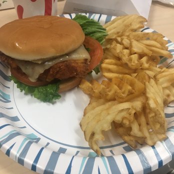 Chick-fil-A - Spicy Deluxe Combo - Fast Food Near Me - Pasadena, California Chick-fil-A - Spicy Deluxe Combo - Fast Food Near Me - Pasadena, California