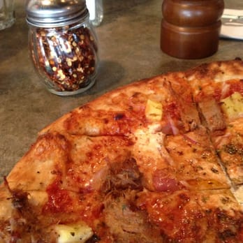 Flatbread Company - Mopsy pizza with mango BBQ sauce and pork. YUM - Pizza Near Me - Paia, Hawaii Flatbread Company - Mopsy pizza with mango BBQ sauce and pork. YUM - Pizza Near Me - Paia, Hawaii