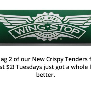 Wingstop - New Crispy Tenders just $2 Tuesdays.  NOT AVAILABLE. - Chicken Wings Near Me - Brownwood, Texas