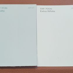 Sherwin-Williams Paint Store - SW9136 Lullaby & SW7006 Extra White