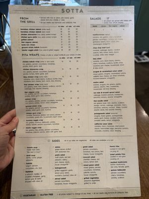 Menu photo 8 Sotta Burbank, CA