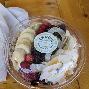 Thrive Juice Bar & Kitchen - Blueberry acai - Salad Near Me - Bar Harbor, Maine Thrive Juice Bar & Kitchen - Blueberry acai - Salad Near Me - Bar Harbor, Maine