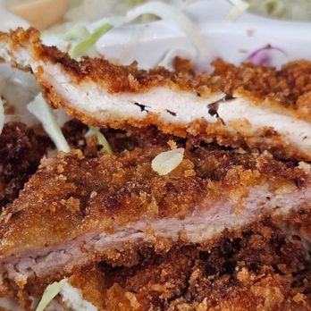 Kazu Mori - chicken katsu top and pork katsu bottom. - Japanese Curry Near Me - Arcadia, California