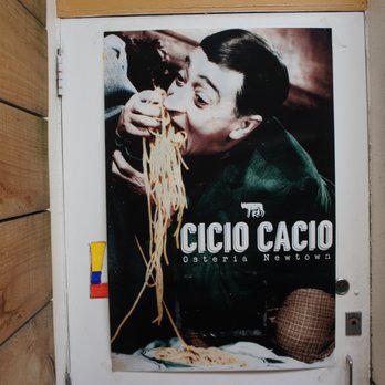 Cicio Cacio Osteria - Poster - Italian Near Me - Wellington, WGN