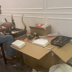 Handyman Services  By Larry - Larry came well equipped to assemble Dining room chairs
