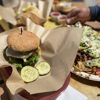 Padaro Beach Grill - Veggie Burger and Nachos - American Near Me - Carpinteria, California Padaro Beach Grill - Veggie Burger and Nachos - American Near Me - Carpinteria, California