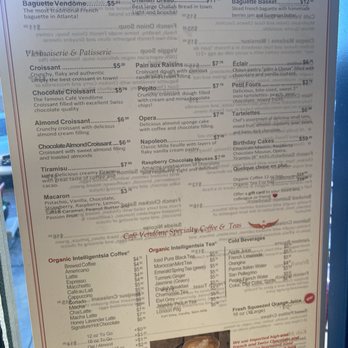 Café Vendôme - Menu - Cafes Near Me - Sandy Springs, Georgia