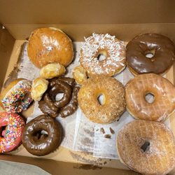 Dozen donuts, couldn't keep people away fast enough!