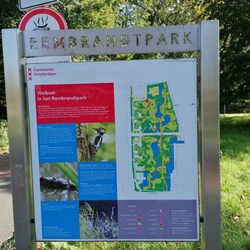 Rembrandtpark - Lageplan / Plattegrond