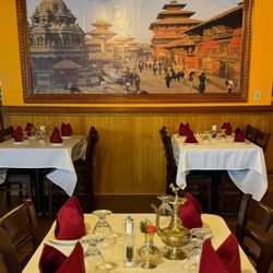 Taste of Himalaya - Table setting