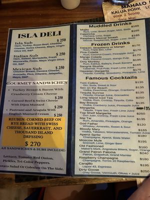Menu photo 2 Nash's Isla Mujeres, ROO Menu photo 2 Nash's Isla Mujeres, ROO