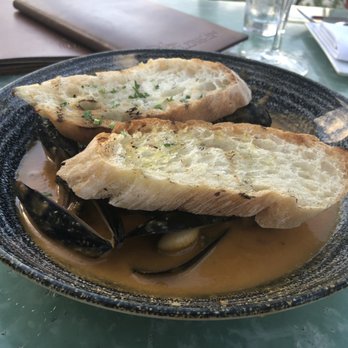 Rusty Pelican - Miami - Mediterranean Mussels. Sweet and spicy mussels in a coconut broth. Very good. - Seafood Near Me - Key Biscayne, Florida Rusty Pelican - Miami - Mediterranean Mussels. Sweet and spicy mussels in a coconut broth. Very good. - Seafood Near Me - Key Biscayne, Florida