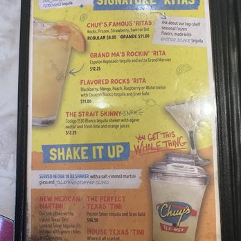 Chuy's - Menu - Mexican Near Me - Nashville, Tennessee Chuy's - Menu - Mexican Near Me - Nashville, Tennessee
