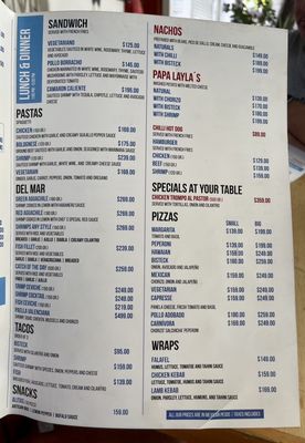 Menu photo 4 Layla's Puerto Vallarta, JAL