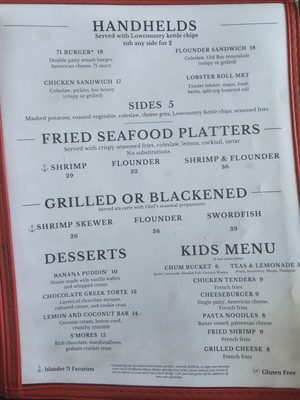 Menu photo 4 Islander 71 Fish House and Raw Bar Isle Of Palms, SC Menu photo 4 Islander 71 Fish House and Raw Bar Isle Of Palms, SC