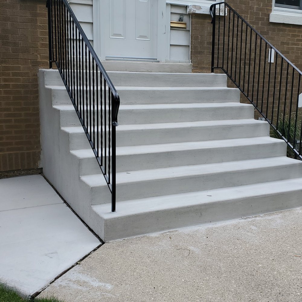 New stairs, side area, and tuckpointing on brick! New stairs, side area, and tuckpointing on brick!