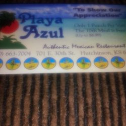Playa Azul - Plaza Azul Business Card!