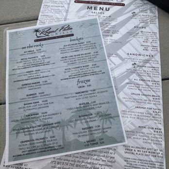 Royal Palm Grille - Menu - Sushi Bars Near Me - Miramar Beach, Florida Royal Palm Grille - Menu - Sushi Bars Near Me - Miramar Beach, Florida