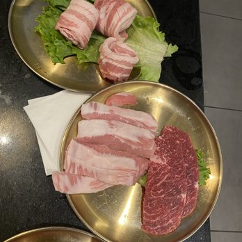 YakiniQ - Pork Belly, Pork Jowl, and thinly sliced flat iron - Barbeque Near Me - Livermore, California
