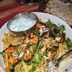 Chit Chaat - Chicken Biriyani Platter- tandoori style