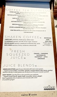 Menu photo 4 The Cottage Encinitas, CA