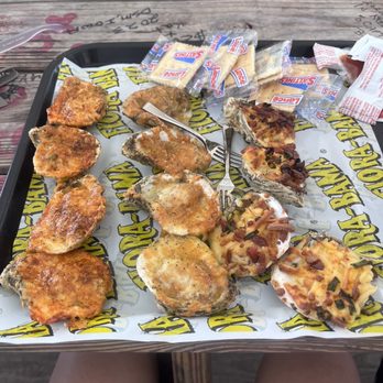 Flora-Bama Lounge, Package & Oyster Bar - Oyster sampler - Music Venues Near Me - Pensacola, Florida