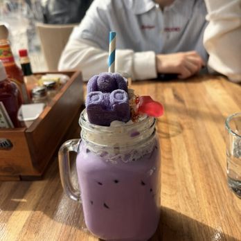 Lapisara Eatery - Iced UBE Latte - Breakfast & Brunch Near Me - San Francisco, California