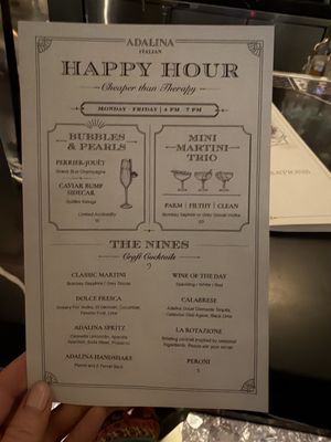 Menu photo 1 Adalina Italian Chicago, IL