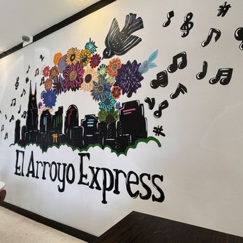 El Arroyo Express - Mural on the wall - Mexican Near Me - Brentwood, Tennessee