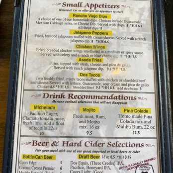 Rancho Viejo - Menu - Mexican Near Me - Sisters, Oregon Rancho Viejo - Menu - Mexican Near Me - Sisters, Oregon