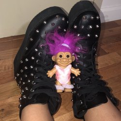 Spark Pretty - Bought these spiked platform boots and a workout troll to get me motivated for the summer lol