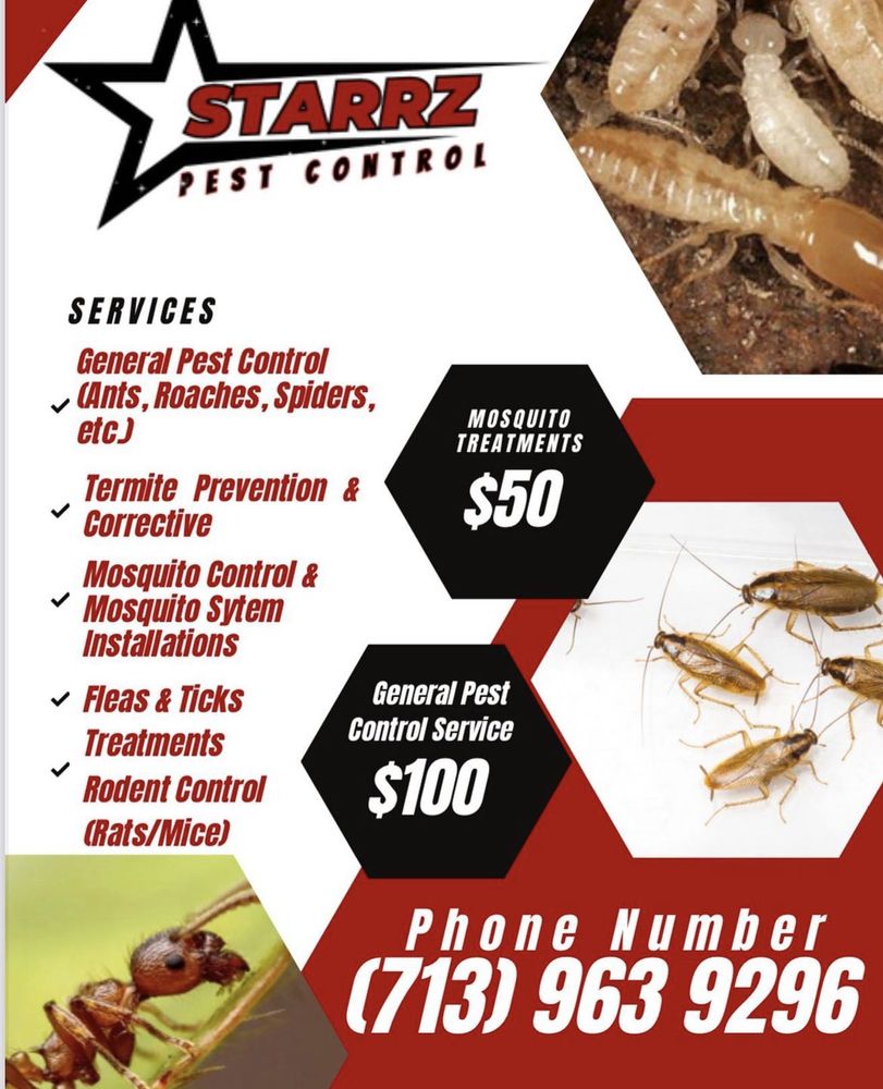 Slide of Starrz Pest Control