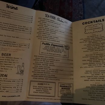 La Lucha - Menu - Seafood Near Me - Houston, Texas