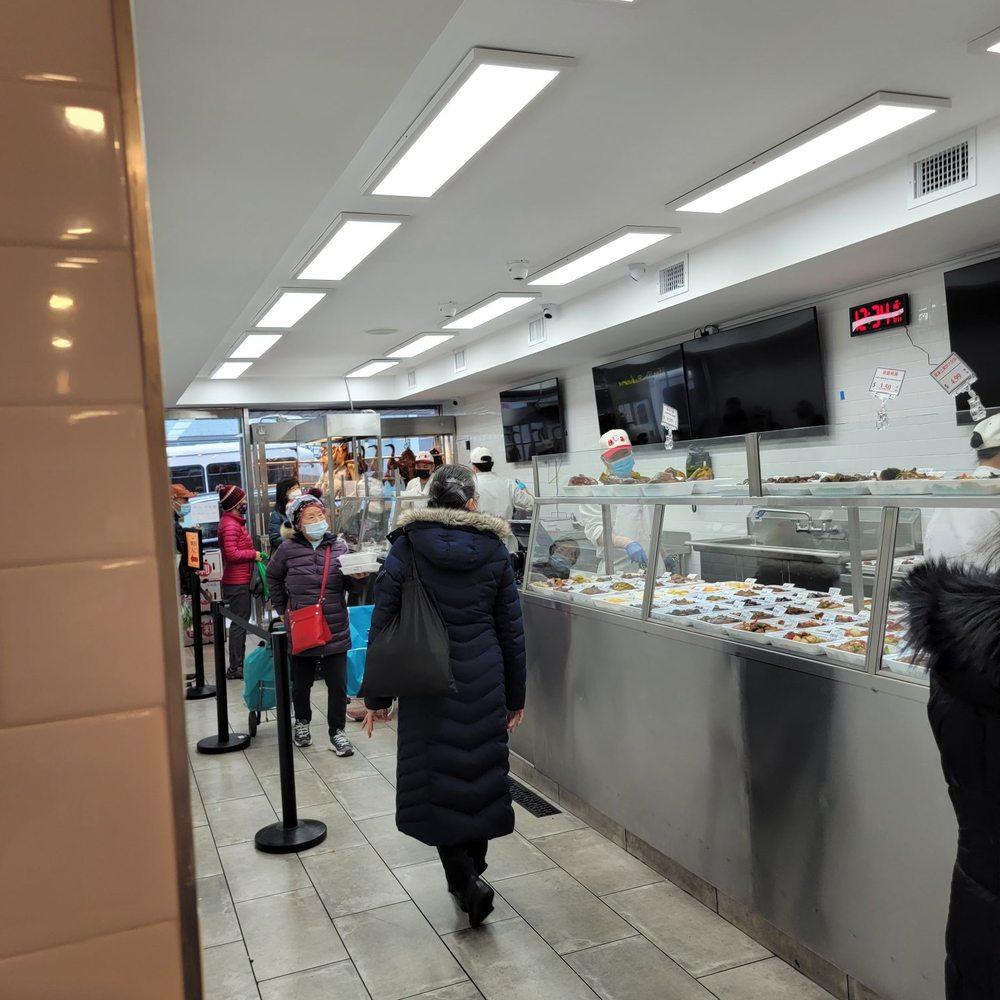 Hot food area Hot food area