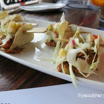 Plank Restobar - Smoked Chicken Taco ($8) - Tapas/Small Plates Near Me - Oakville, Ontario Plank Restobar - Smoked Chicken Taco ($8) - Tapas/Small Plates Near Me - Oakville, Ontario